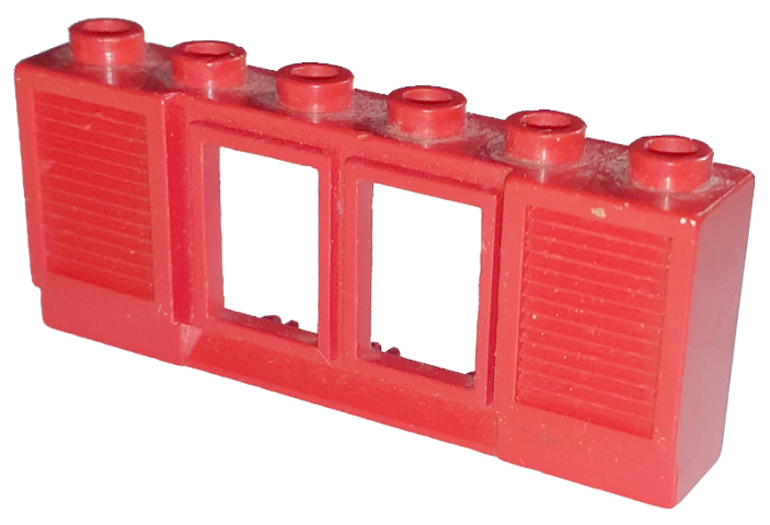 Lego red old classic window with shutters ref 646 set 011 355 914 349 350 