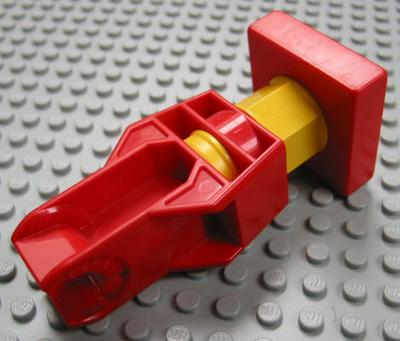 Lego Duplo Toolo Arm Halterung gelb Kupplung Gelenk ohne Bolzen Rot 6663