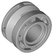 Wheel 11mm D. x 8mm with Center Groove, 8 Spokes and Smooth Side