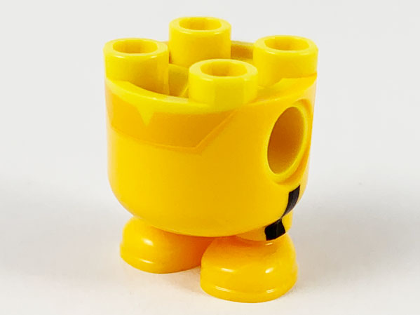 LEGO 2 Pairs of Orange Minifig Legs Minifigure Body Parts 