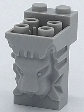 Lego lion head discount brick