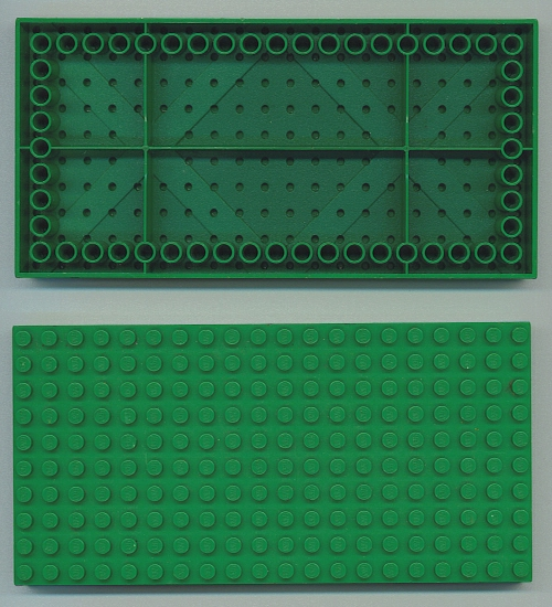Lego 700e Grey 4 x LEGO Thick Base Plates 10 x 20 Studs 