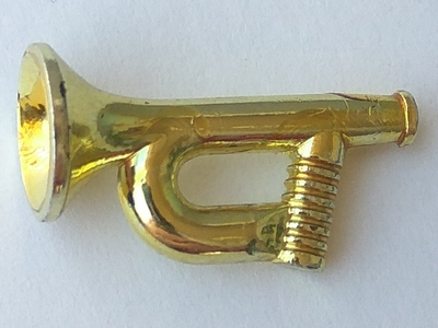 Lego New Flat Silver Minifig Utensil Megaphone Speaking Trumpet Pieces 