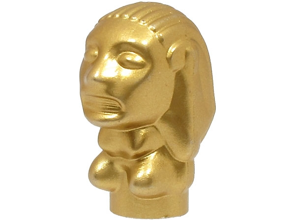 Minifigure, Utensil Peruvian Temple Idol (Golden Idol) Type Minifigure, Utensil Peruvian Temple Idol (Golden Idol) Type