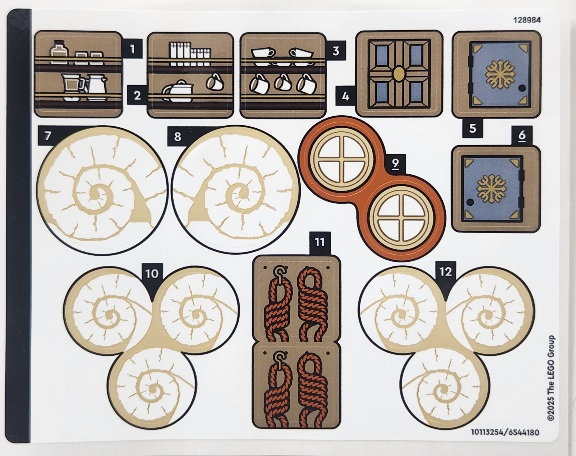 サンプルカード Sticker Sheet for Set 75639 - (10113254/6544180) : Part 75639stk01