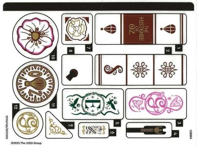 Sticker Sheet for Set 75691 - (10114748/6572190) : Part 75691stk01