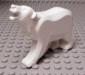 Lego Eisbär Bär in weiss 76147c01 Neu Arctic Town Tier Polar bear 
