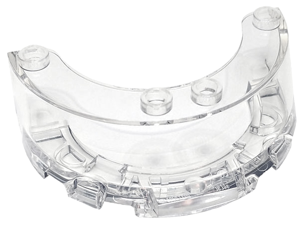 Windscreen 4 x 6 x 1 1/3 Round : Part 76796 | BrickLink