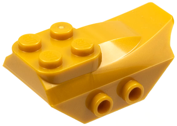Slope, Curved 4 x 2 with 4 Studs on Top, 2 Hollow Studs on