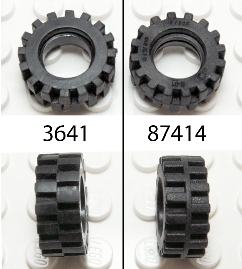 NEW LEGO Light Bluish Gray Wheel 8mm x 6mm with Black Tire 15mm x 6mm x4 