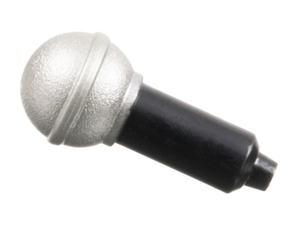 Noir Black Lego 90370-2x Micro NEW NEUF Minifig utensil Microphone Plain 