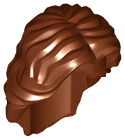 Plain mid-length wavy hair with a center part.