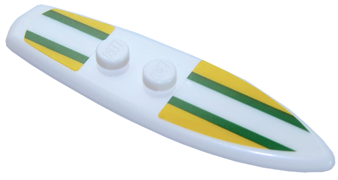 2x LEGO® Surfbrett Surfboard Utensil 90397pb005 NEU 