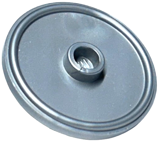 Minifigure, Shield Circular / Round Rimmed Face with Stud : Part