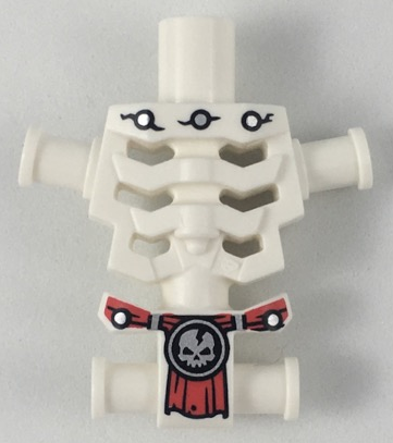 LEGO Minifigure BODY PART SKELETON TORSO 60115 93060 6260 CHOICE TYPE/COLOR NEW 