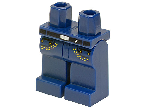 New Neuf Lego 970c00-1x Jambe Pantalon Minifig Hips and legs Medium Blue 
