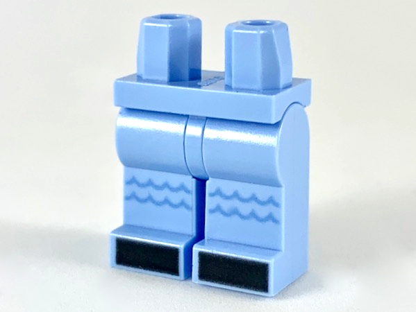 970c00 1x OMINO GAMBE blu blue blaue MINIFIG LEGS LEGO 