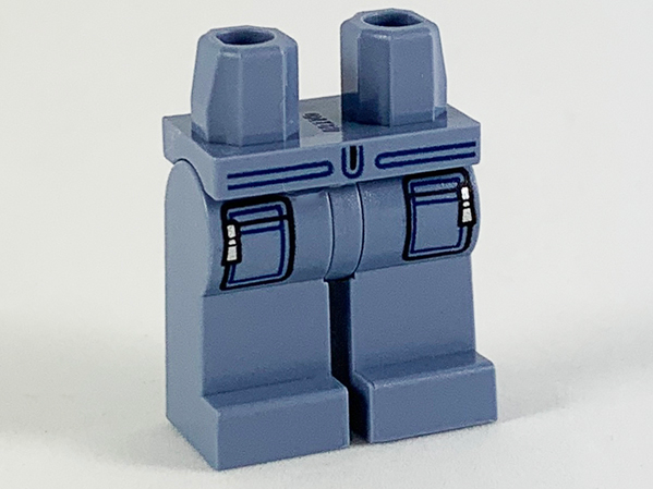 Minifig Legs 970c00 LEGO Minifigure Dark Blue Hips & Legs Assembly x1 