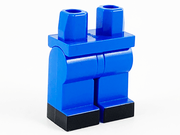 NEUF Bleu / Blue Lego 970c00 Jambe 1x Pantalon / Minifig hips ang leg 