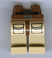 Lego New Hips and Legs Belt Silver Buckles Pattern Pieces 