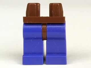 LEGO Brown Hips and Violet Legs