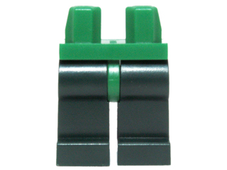 Lego New Dark Green Plain Minifigure Hips and Legs Pants Pieces 
