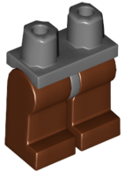 Plain hips and reddish brown legs assembly.