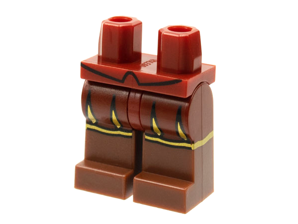 Lego Minifig Legs x 10 Dark Brown 