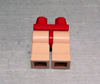 Lego Brown Minifigure Legs and Hip Plain Piece EUC 