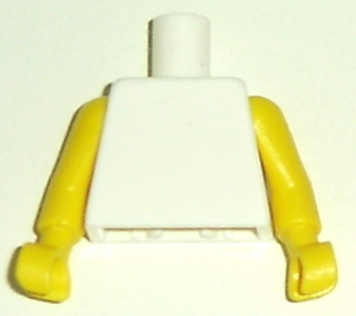 White plain torso with yellow NBA arms and yellow hands.
