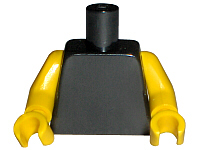 Plain torso with yellow arms and yellow hands.
