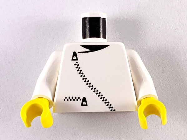 Lego 1x Minifig Torso Rumpf Jacke Vest Weste Zip Tasche Pocket 973pb2912c01 Neu 