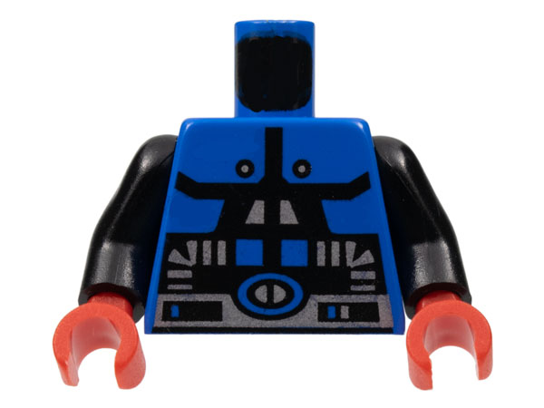 Lego Arms Hands Torso Minifigure DARK BLUE Arms x2 Minifig body Marvel Star Wars 