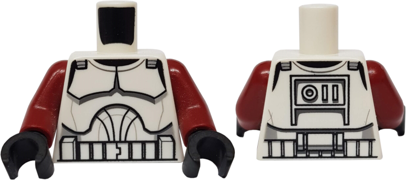 lego red clone trooper