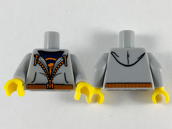 ☀️NEW Lego Minifig Dark Bluish Gray Zip Line Handle minifigure 