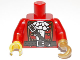 BrickLink - Part 973pb1245c01 : LEGO Torso Pirate Captain with 