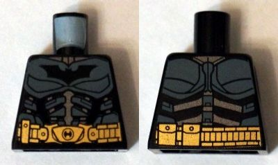 noir, black Chest Armor Batman Logo NEUF NEW 1 x LEGO 20058 Poitrine Torse 