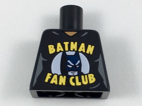 Torso Female Yellow 'Batman Fan Club' Pattern : Part 973pb2935 | BrickLink