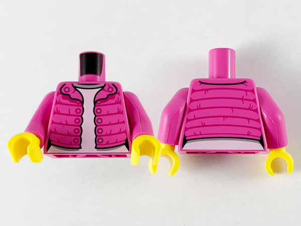 Nr.4744 Lego 6256  Minifig  4 Teller rosa bright pink 