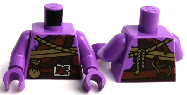 NEW Genuine Lego Purple Female Torso with Lavender Arms AVA 