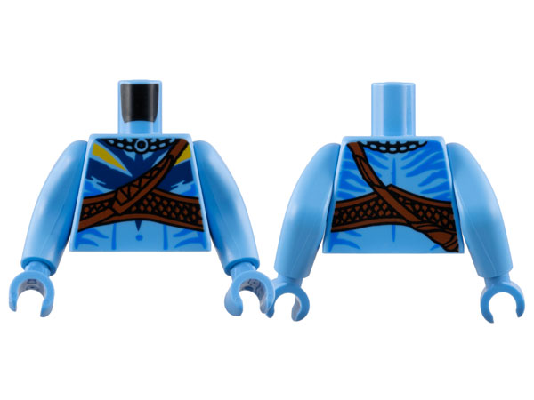 Lego® 973pb3794c01 Torso, Shirt with Vitruvian Man Pattern