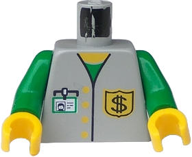 Lego Torso Oberkörper für Minifigur Rapper Musiker Serie 3 Neu 973pb0786c01 