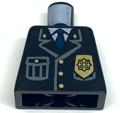 Lego Figur Minifig Torso Oberkörper Polizei 973px431 NEU ftn13 