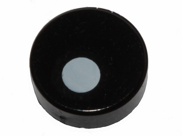 Tile, Round 1 x 1 with Small White Circle / Eye Pupil Offset