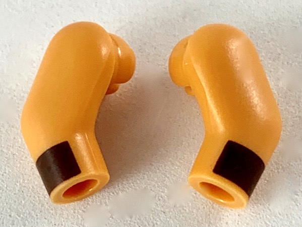 DARK TAN Arms Minifig parts Both left and right arms NEW LEGO 2 Pair