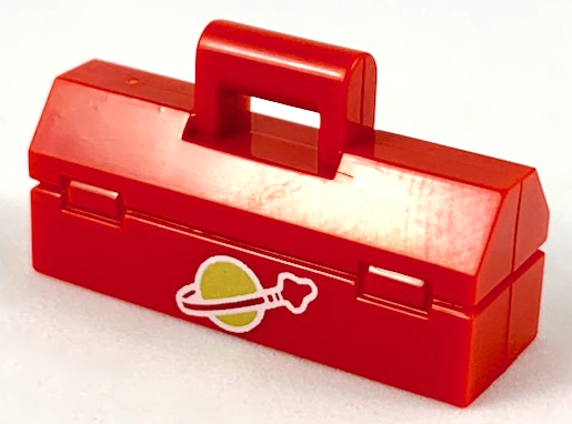 LEGO RED TOOL BOX ~ Minifigure Utensil Accessory for City Construction Sets NEW 