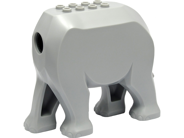 BrickLink - Part bb1186c01 : LEGO Elephant Type 2 Body with Fixed Legs [ Animal, Body Part] - BrickLink Reference Catalog