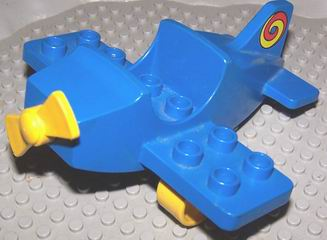 duplo blue plane