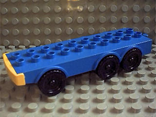 Lego Duplo caravane TRACTEUR REMORQUE Car Base aufleger 