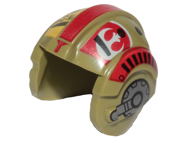 1 x LEGO 39141 Minifigure Star Wars Casque Pilote Headgear Helmet Rebel NEW 